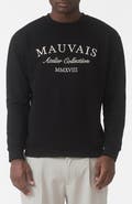 MAUVAIS Ricamo Regular Logo Crew Sweatshirt
