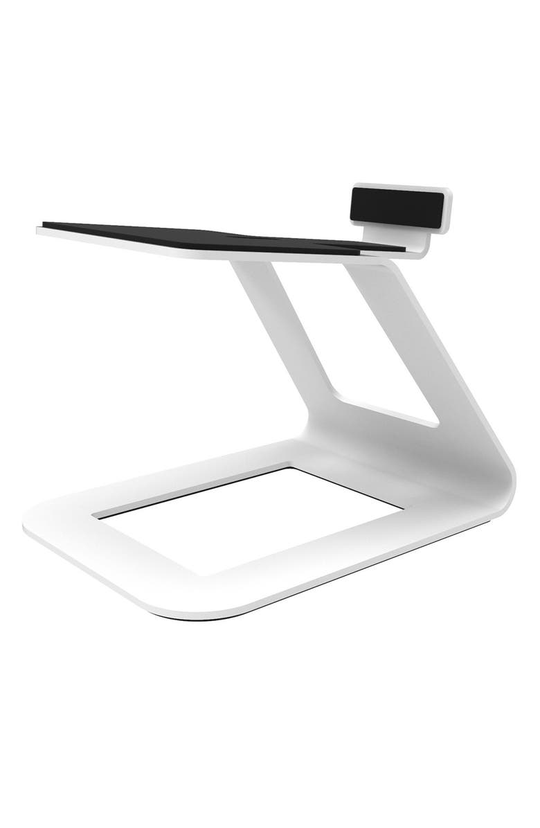 Kanto SE6 Elevated Desktop Speaker Stands for Large Speakers - Pair, Alternate, color, White