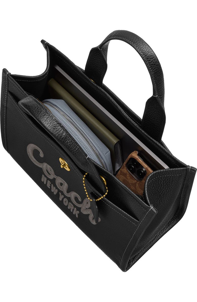 COACH Bubble Leather Cargo Tote, Alternate, color,