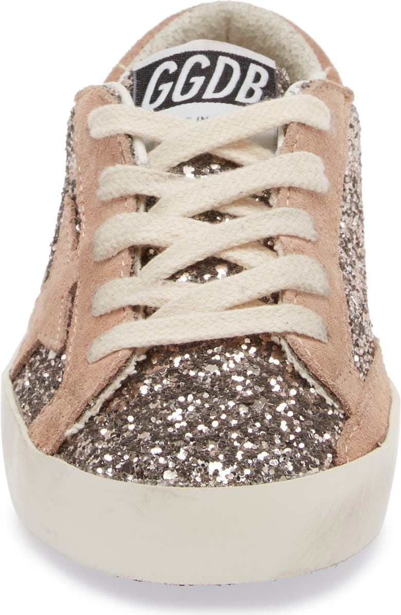 Golden Goose Kids' Super-Star Glitter Sneaker, Alternate, color,