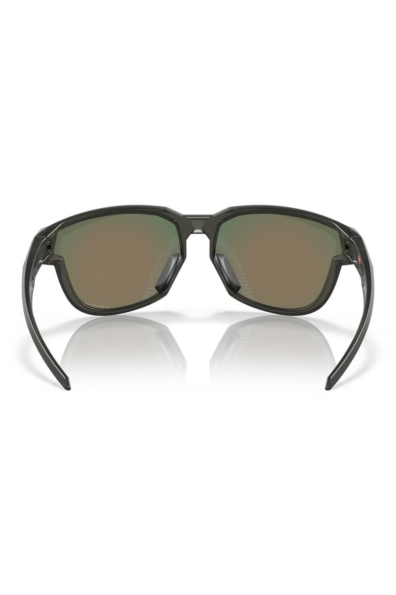 73mm Square Sunglasses, Alternate, color, MATTE GREY SMOKE PRIZM RUBY