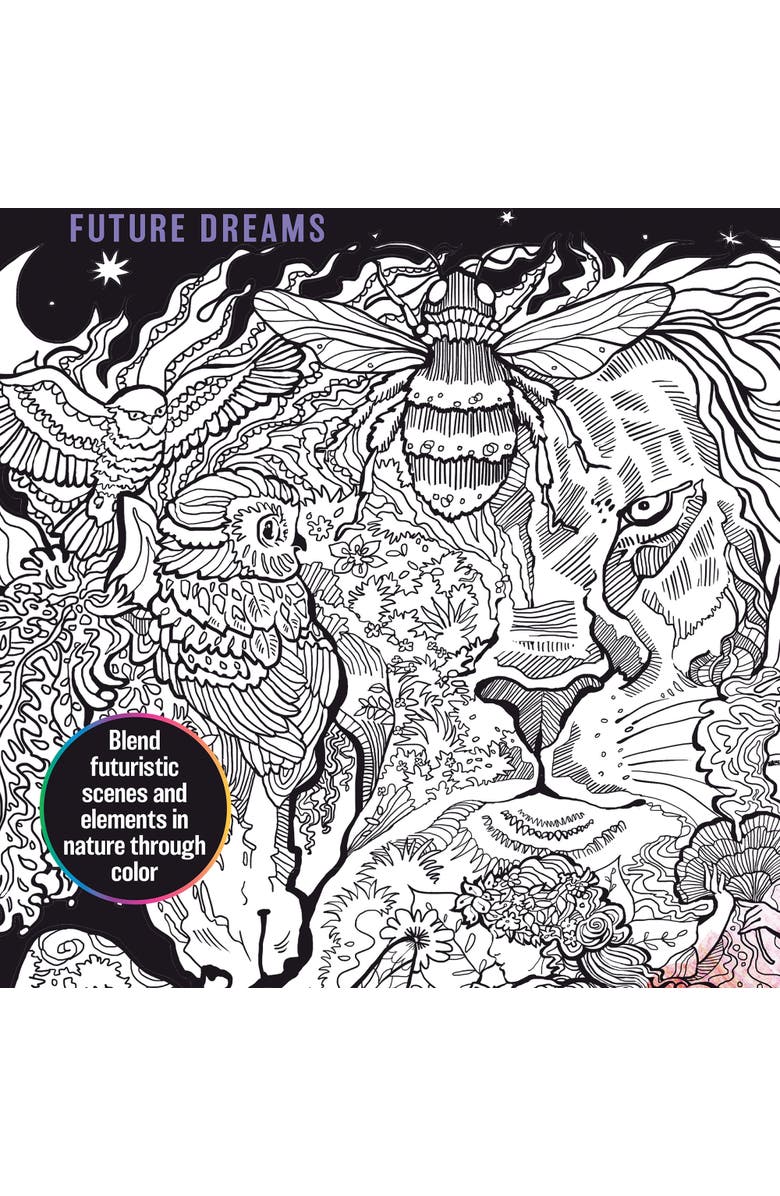 Art Maker Colormorphic Future Dreams Coloring Books, Alternate, color, Multicolored