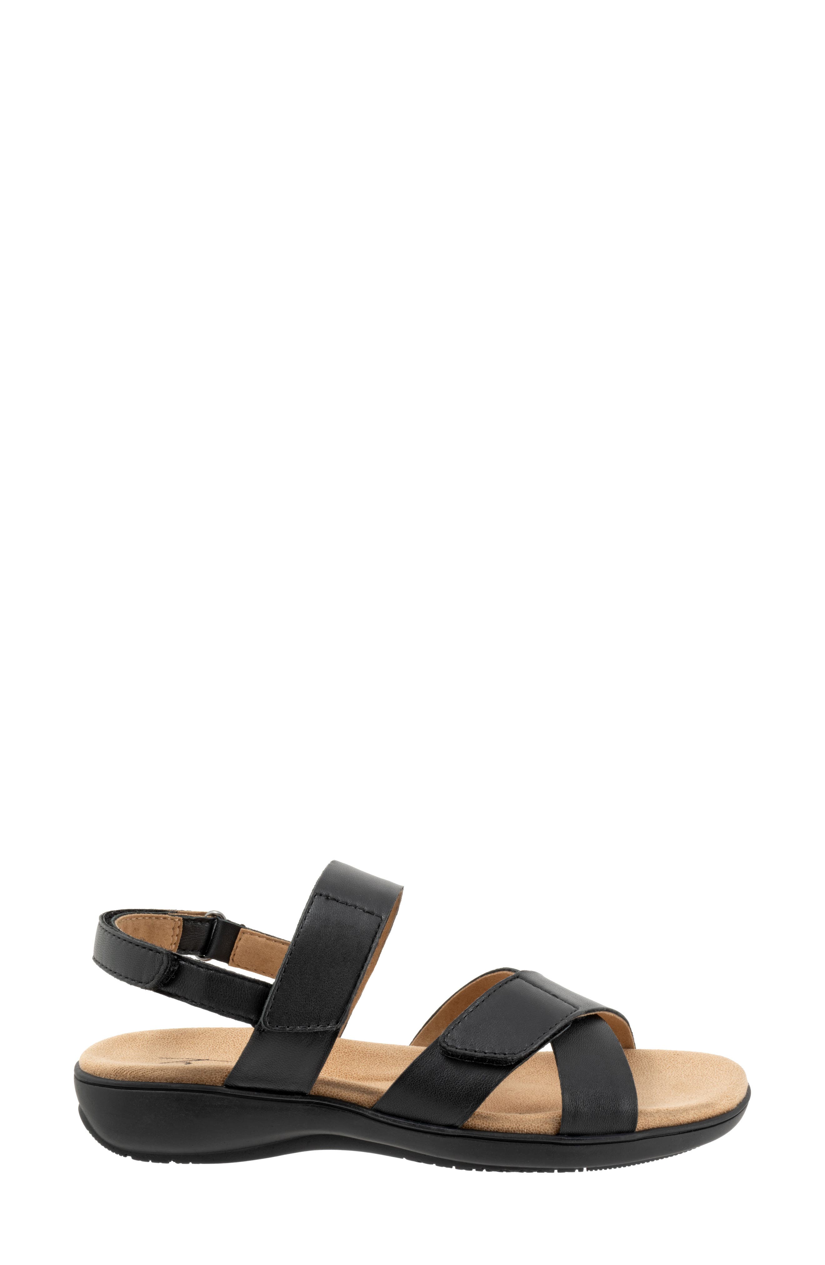 Trotters River Slingback Sandal, Alternate, color, Black