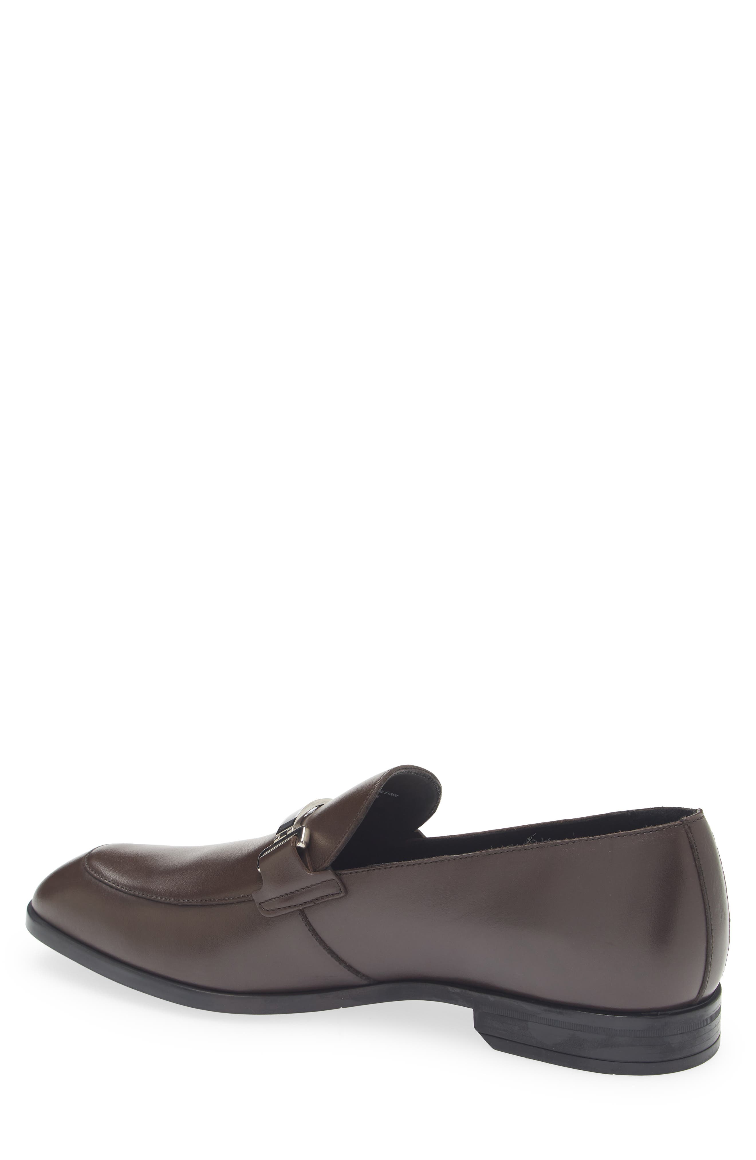 Bally Onisor Apron Toe Bit Loafer, Alternate, color, Marrone