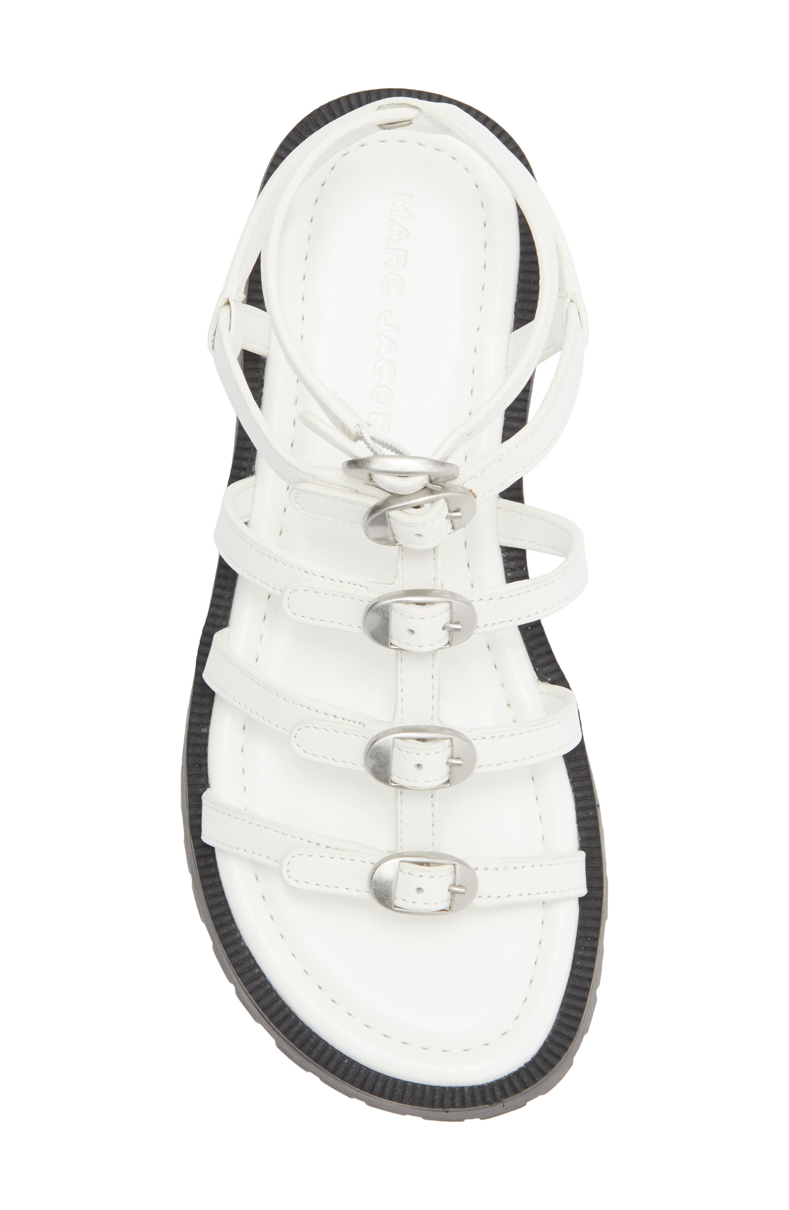 The Kiki Gladiator Sandal, Alternate, color, BRIGHT WHITE