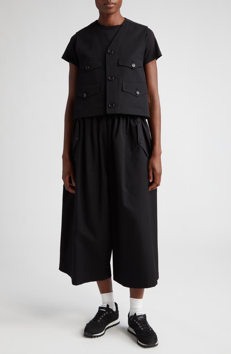 Tao Comme des Garçons Tartan Lining Detail Yarn Dye Cotton Twill Vest, Alternate, color, 