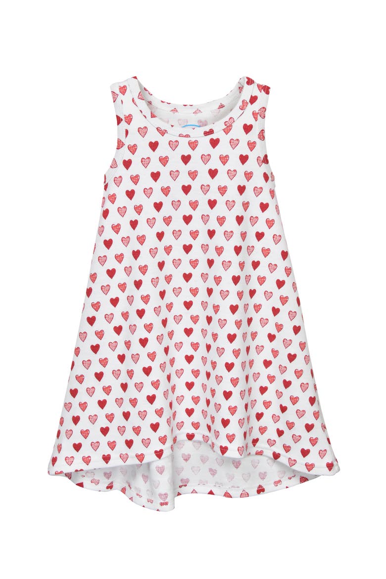 Sleeveless Hi Lo Nightgown, Main, color, Gingham Hearts