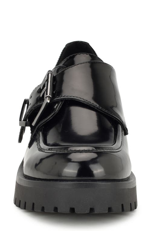 Nine West Araise Monk Strap Platform Loafer In Black