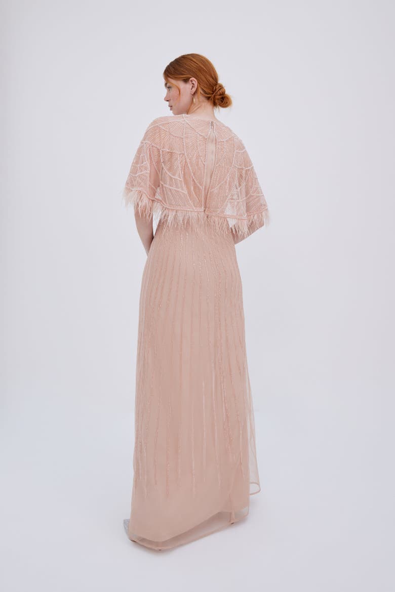 Adira Gown, Alternate, color, Beige