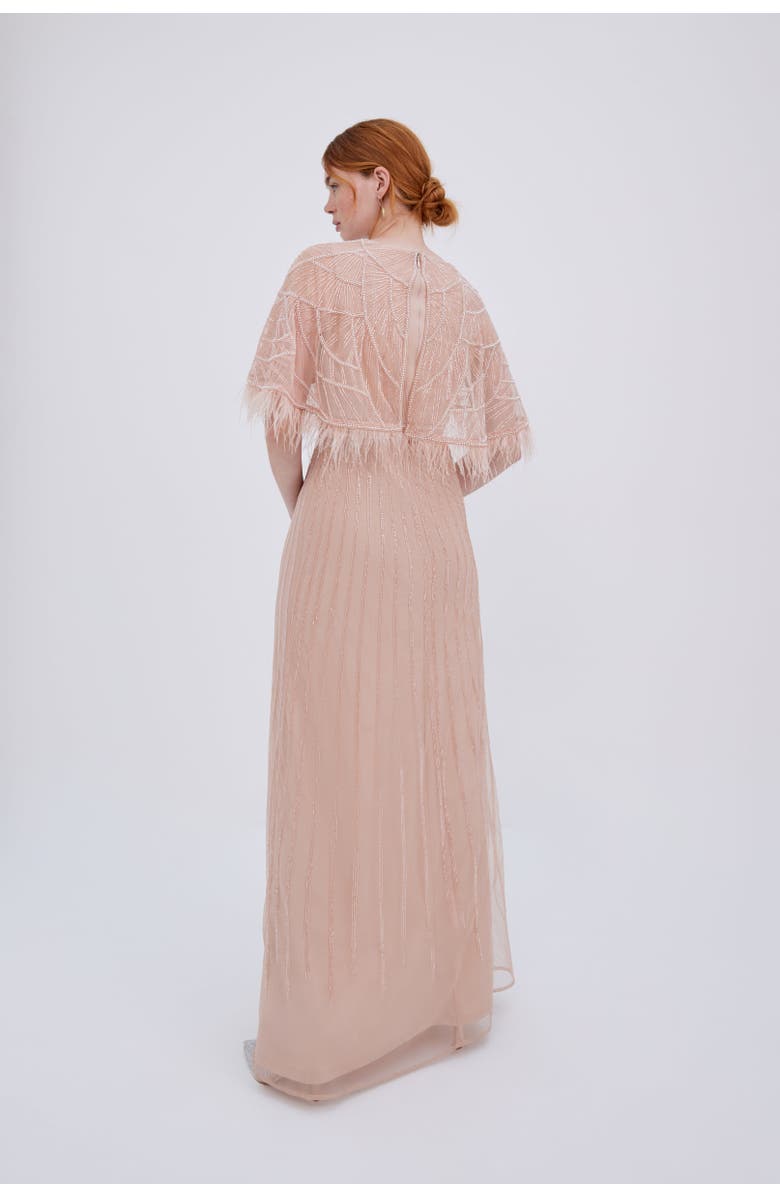 RAISHMA Adira Gown, Alternate, color, Beige