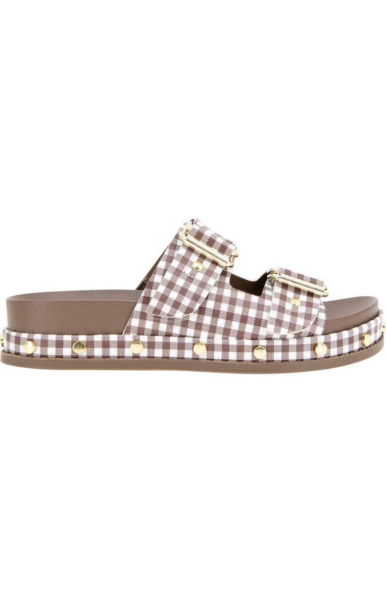 BCBGeneration Bamba Slide Sandal, Alternate, color, Brown/ White