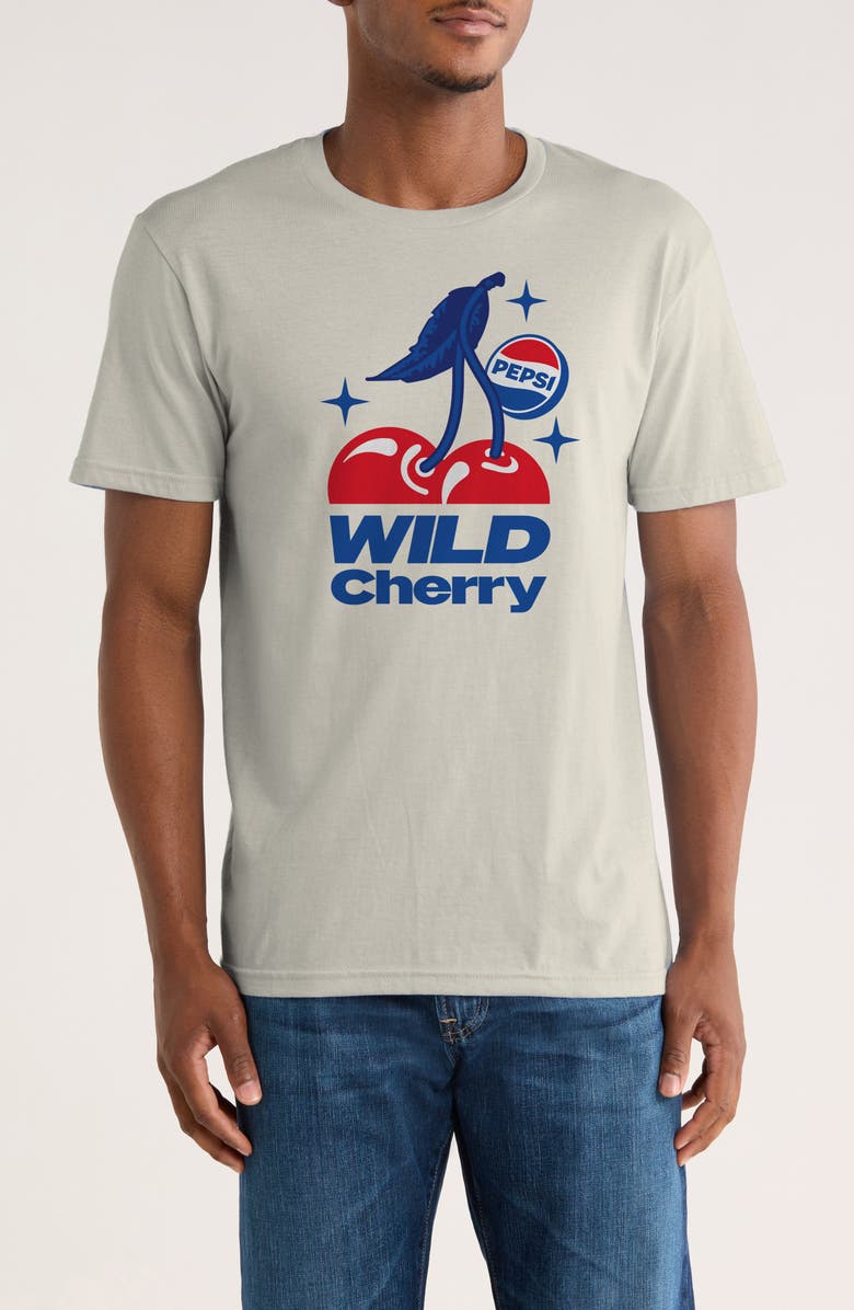 Monster Digital Pepsi Wild Cherry Graphic T-Shirt, Main, color, Natural