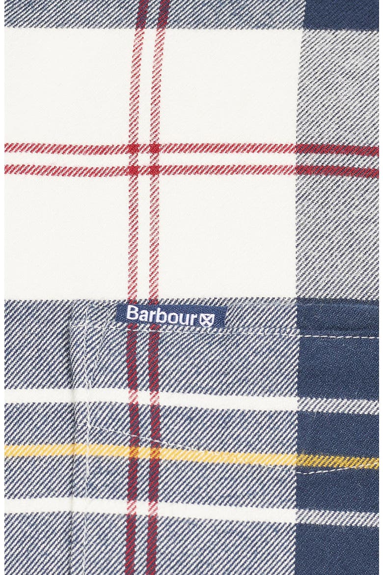 Ronan Tailored Fit Plaid Button-Down Shirt, Alternate, color, ECRU