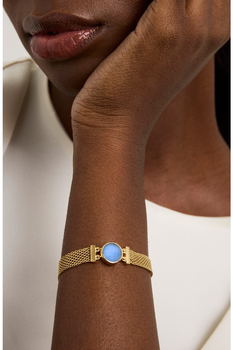 Galleria Chain Bracelet, Alternate, color, IRIDESCENT MIDNIGHT BLUE