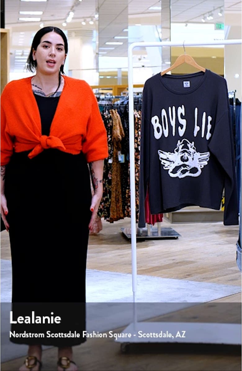 In Denial Thermal Boyfriend Pullover, sales video thumbnail