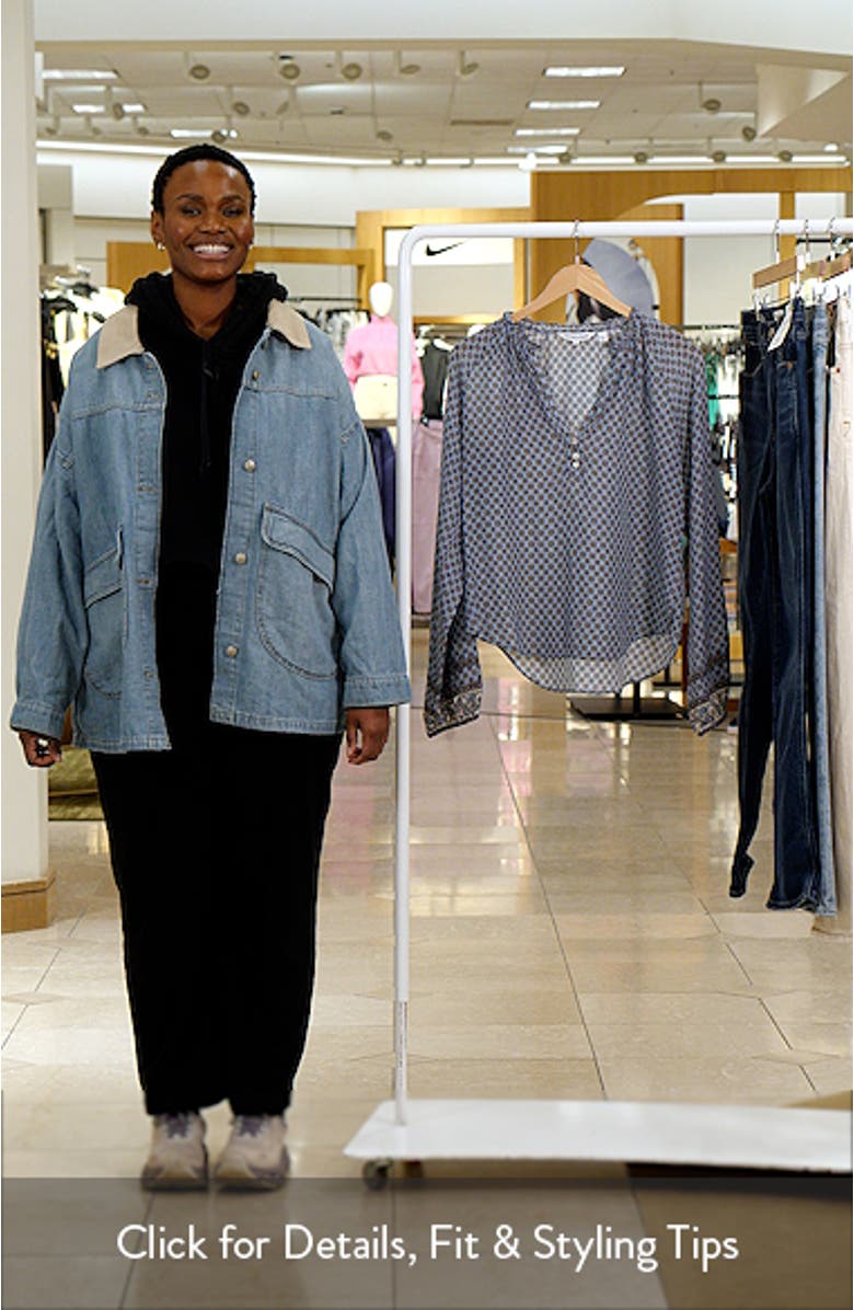 Linds Split Neck Top, sales video thumbnail