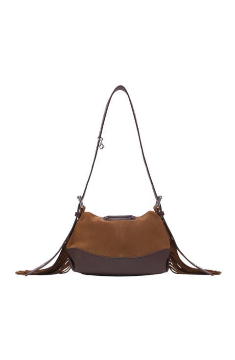 Leather and suede Miss M Mini bag