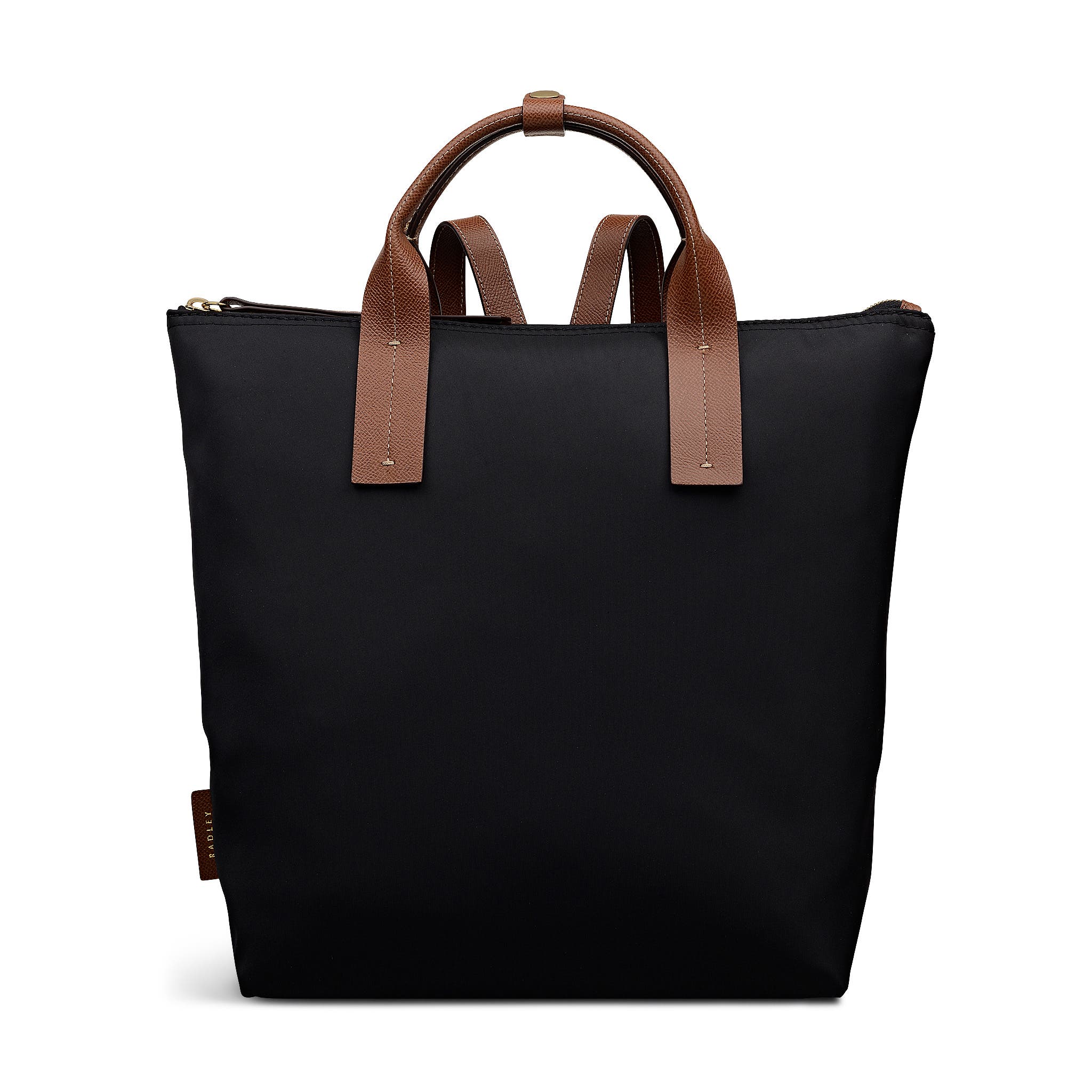 Radley The Townley Medium Ziptop Backpack, Main, color, Black