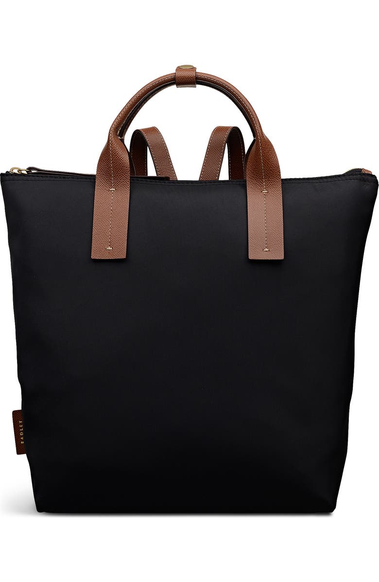 Radley The Townley Medium Ziptop Backpack, Main, color, Black
