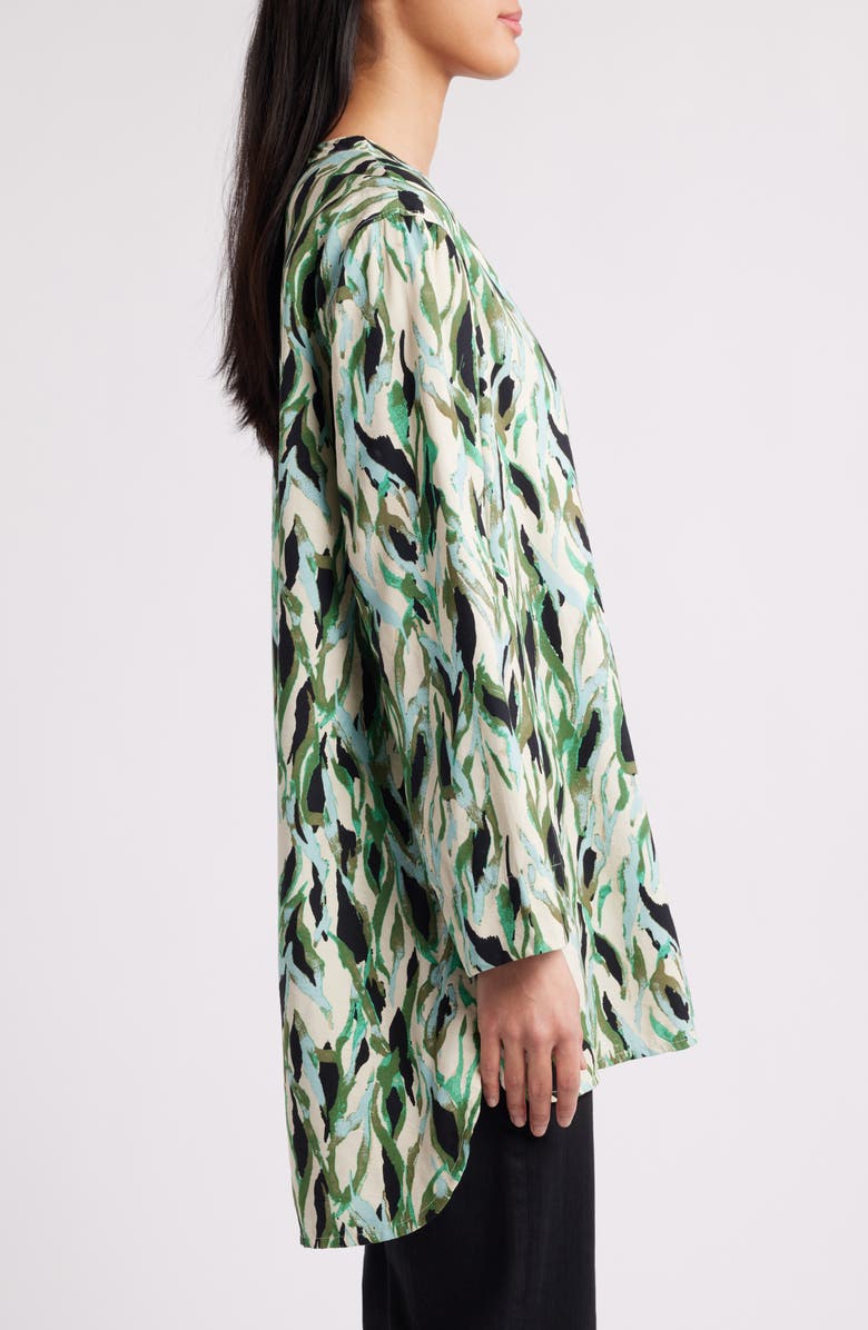 Masai Copenhagen Givula Abstract Print Long Sleeve Tunic, Alternate, color, 