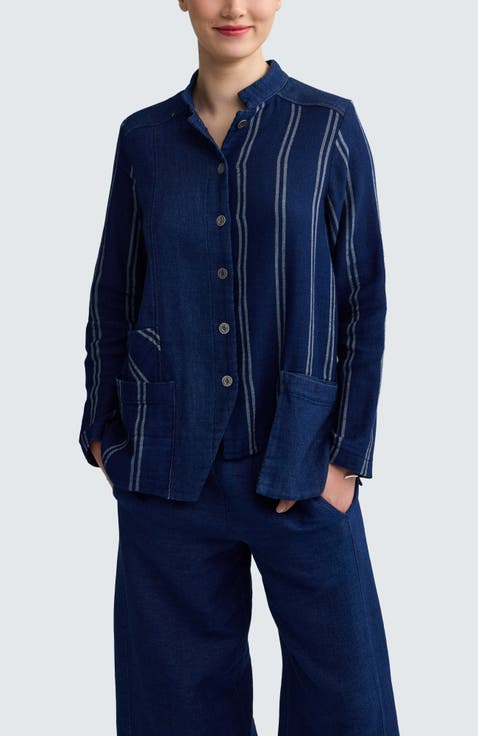 Clover Architectural Denim Muslin Jacket