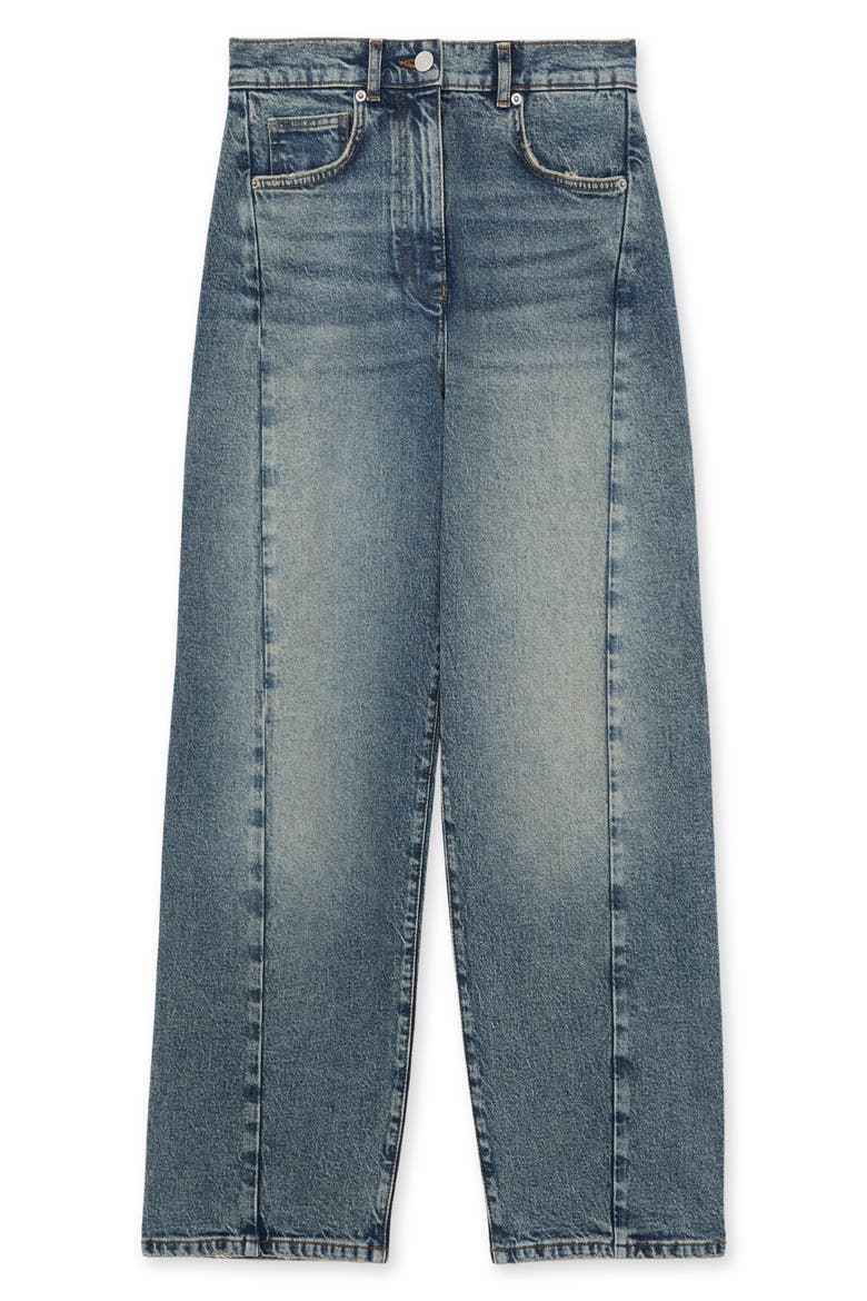 Molly Straight Leg Jeans, Alternate, color, MID BLUE