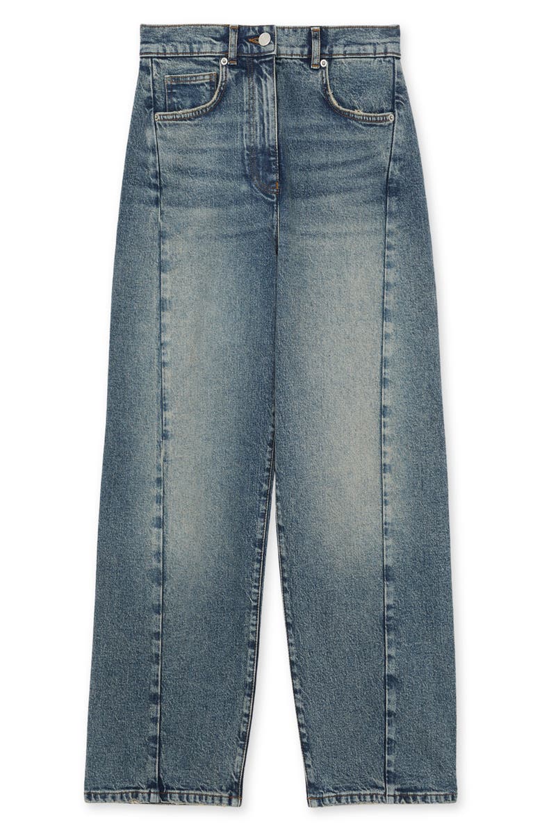 Reiss Molly Straight Leg Jeans, Alternate, color, Mid Blue