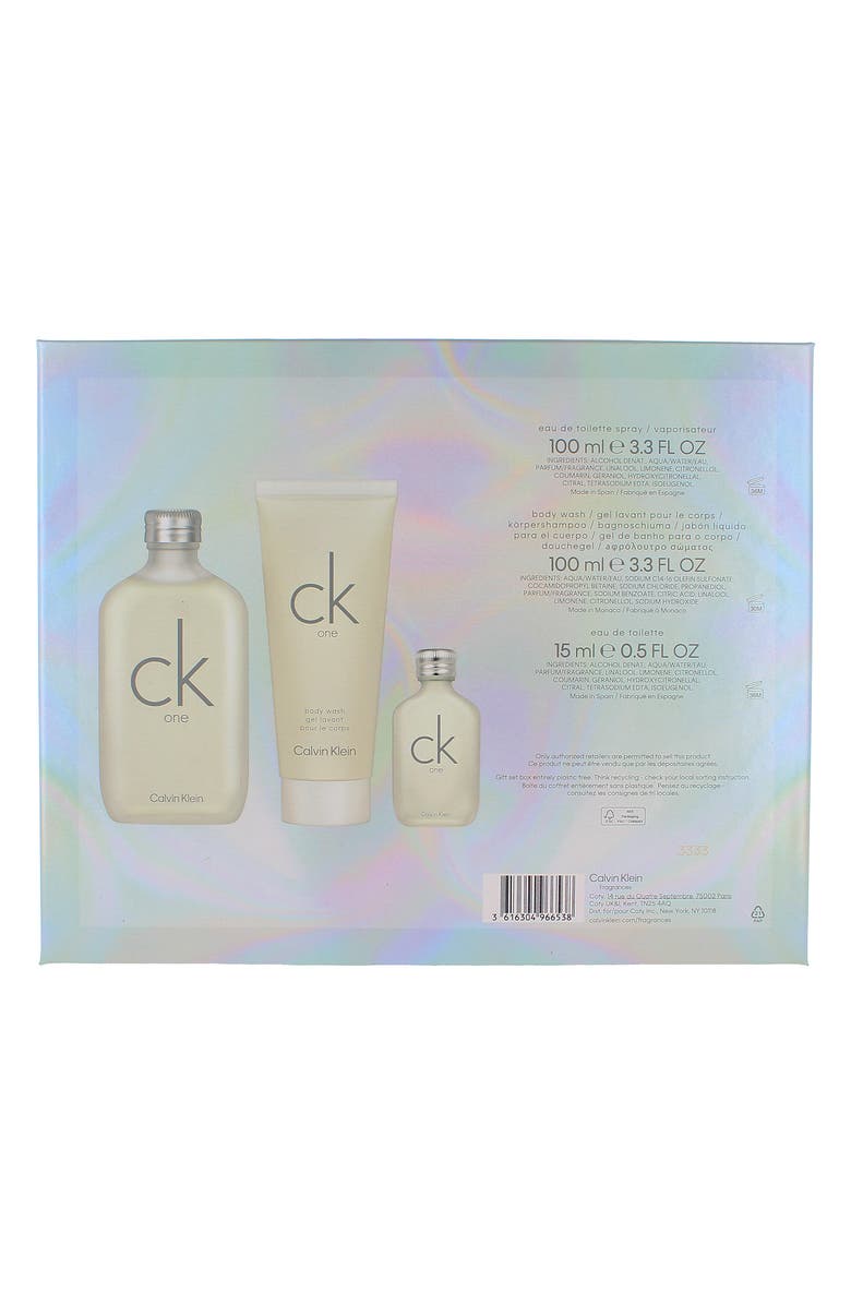 Calvin Klein CK One 3-Piece Gift Set $90 Value, Alternate, color,