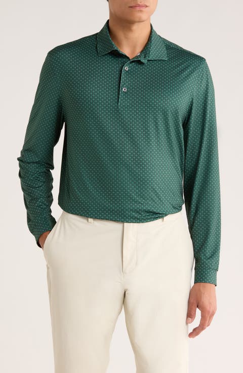 Fairway Pins Long Sleeve Performance Golf Polo