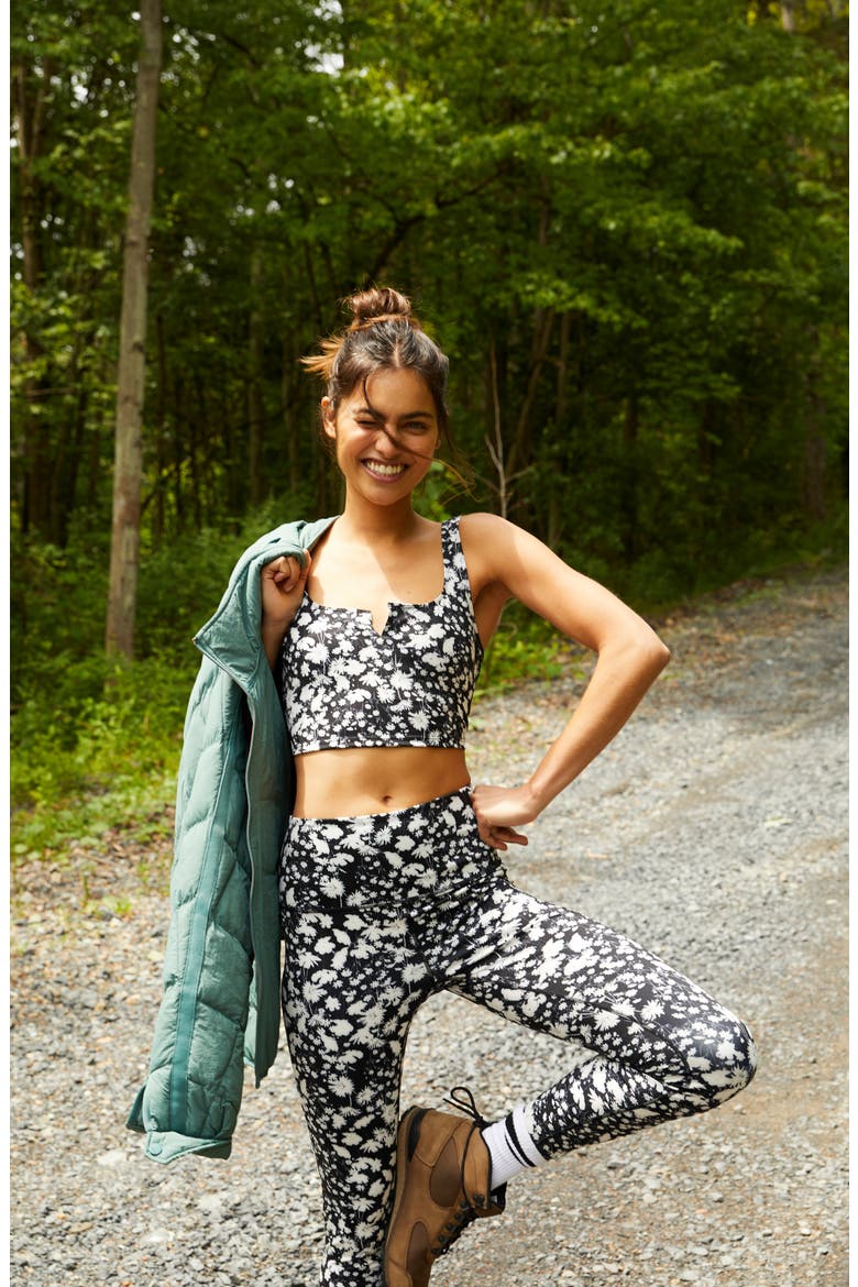 FP Movement FP Movement Ashford Lose Control Sports Bra, Alternate, color, BLACK FLORAL