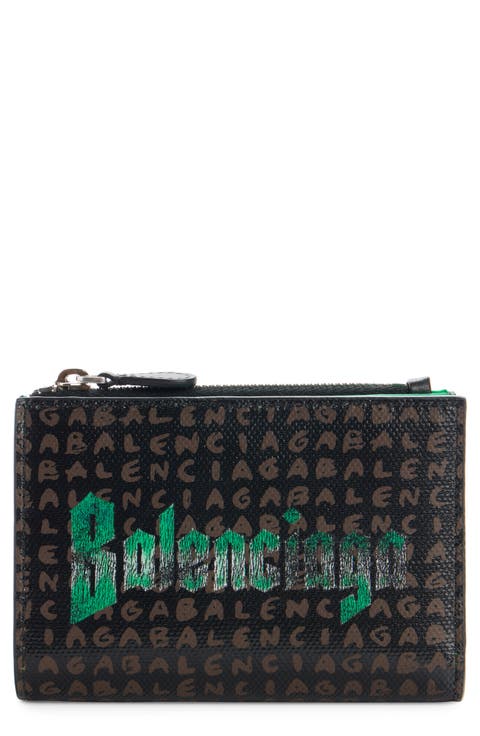 Snob Allover Logo Coated Canvas Bifold Wallet