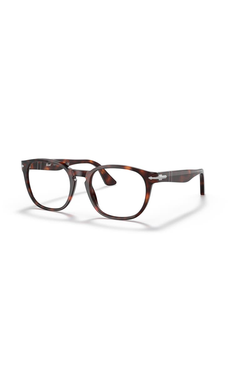 52mm Round optical glasses, Main, color, Tortoise
