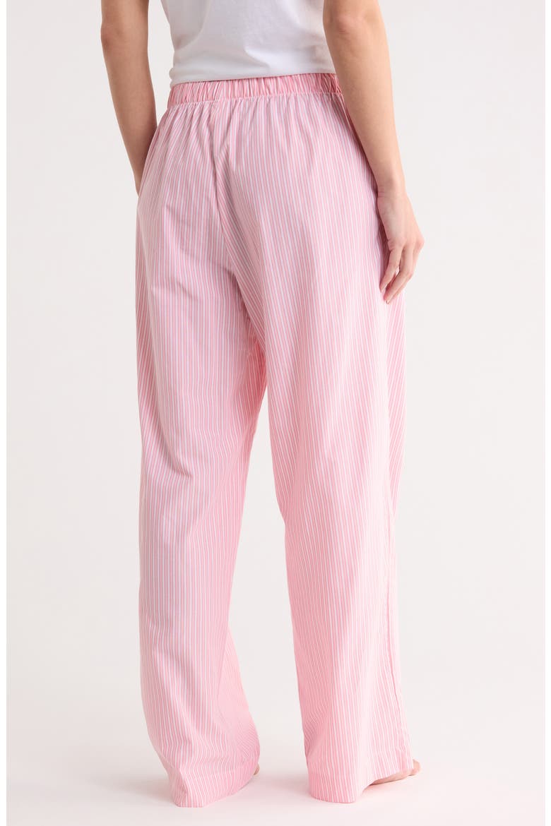 Cotton Poplin Pants, Alternate, color, PINK QUILL ESSENTIAL STRIPE