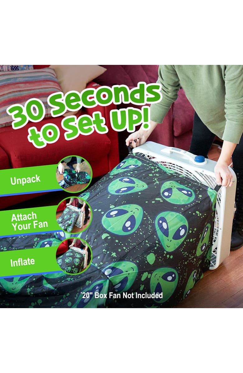USA Toyz Air Dome Alien Pop Up Tent for Kids - Black, Alternate, color,