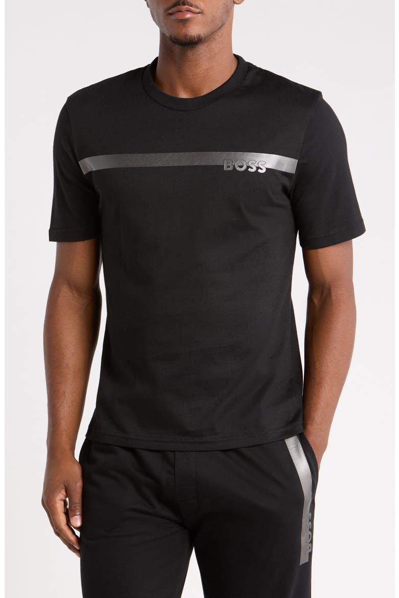 Authentic Graphic T-Shirt, Main, color, BLACK/ GUNMETAL