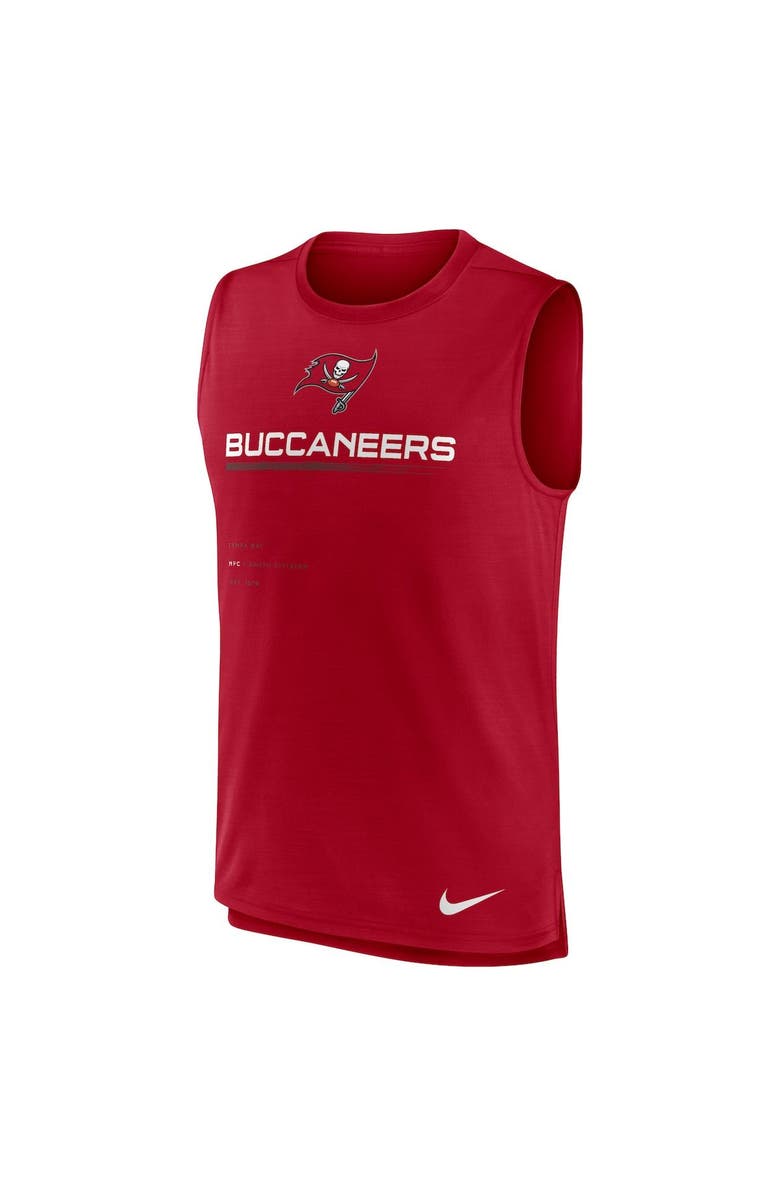 Nike Men's Nike Red Tampa Bay Buccaneers Muscle Trainer Tank Top, Alternate, color, 