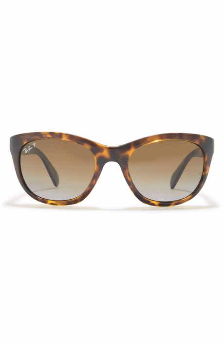 Ray-Ban 56mm Highstreet Polarized Cat Eye Sunglasses