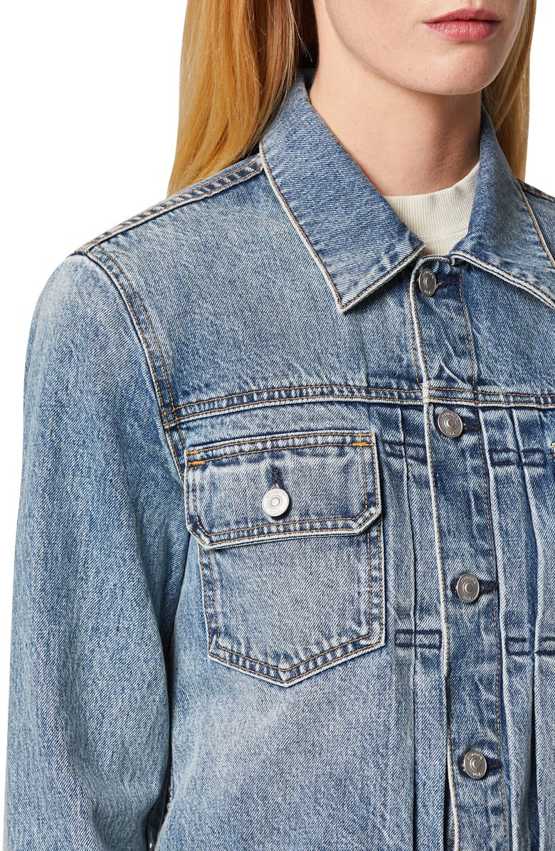 Hudson Jeans Lola Shrunken Trucker Jacket, Alternate, color, 