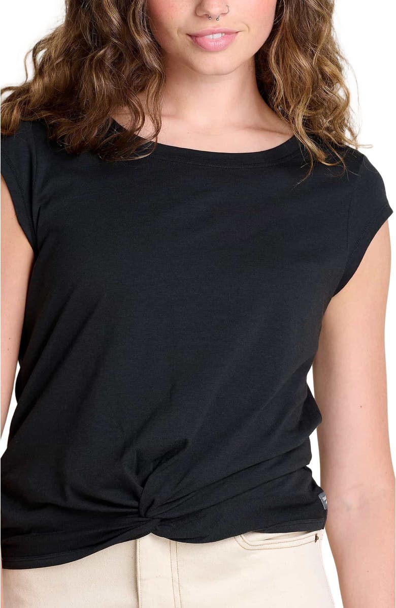 Toad & Co Anza Tee, Alternate, color, Black