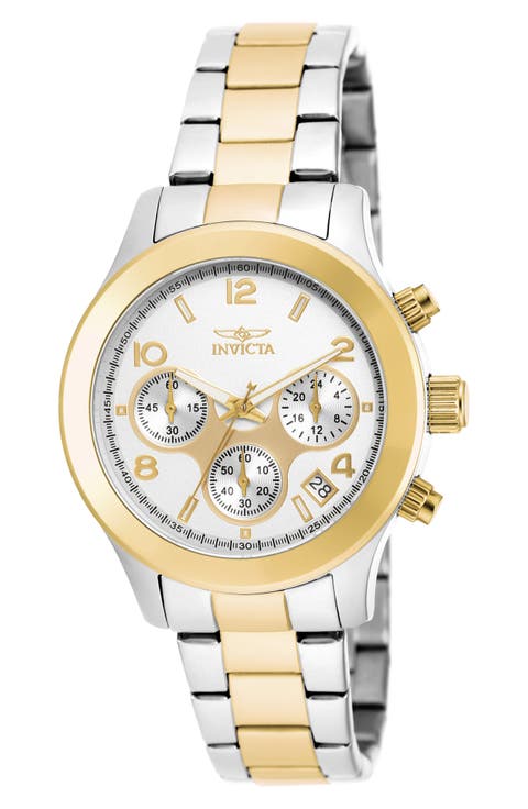 Angel Chronograph Quartz Bracelet Watch, 38mm
