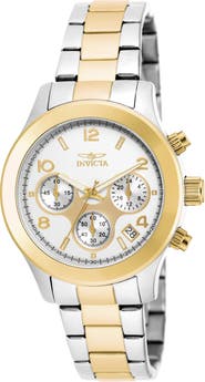 INVICTA Angel Chronograph Quartz Bracelet Watch, 38mm