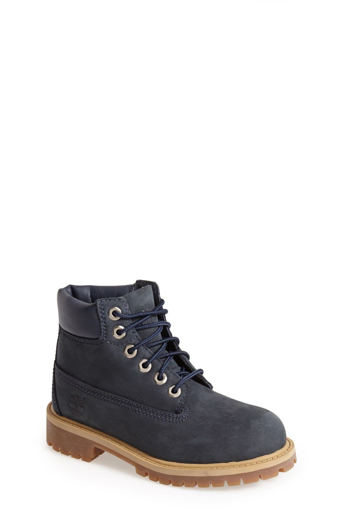 Kids' 6-Inch Premium Waterproof Boot, Main, color, NAVY