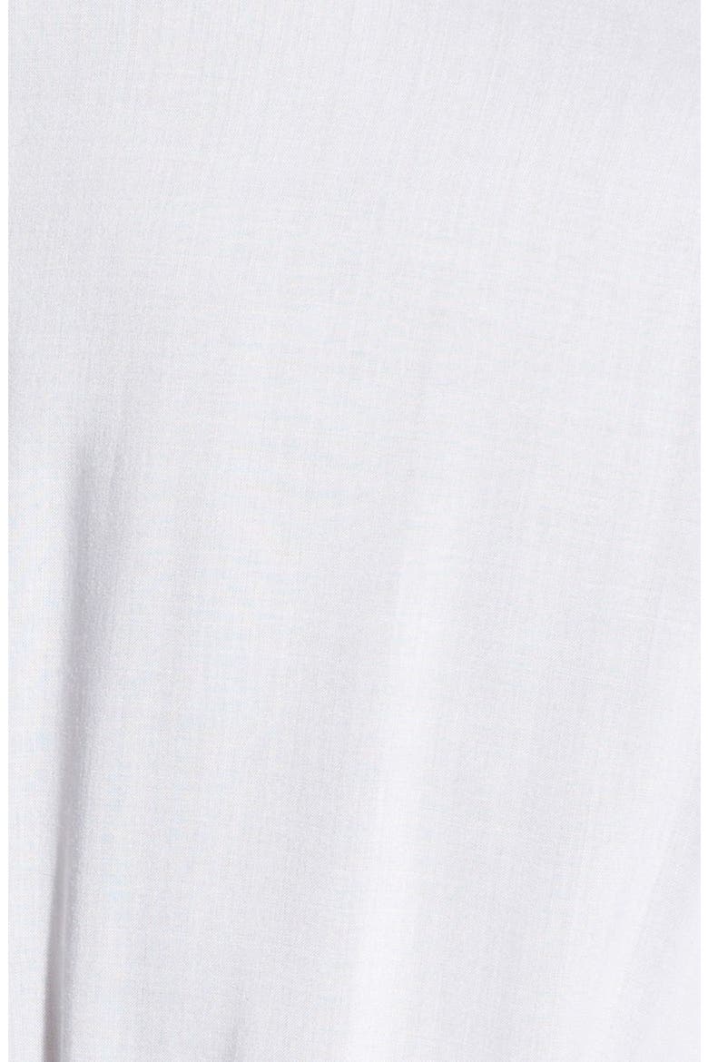 Deep V-Neck Cover-Up Maxi Dress, Alternate, color, WHITE