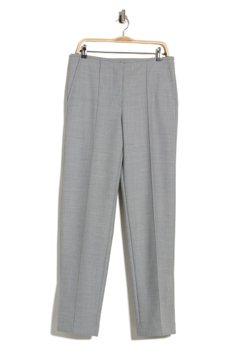 Low Rise Crop Pants, Main, color, LIGHT GREY MELANGE