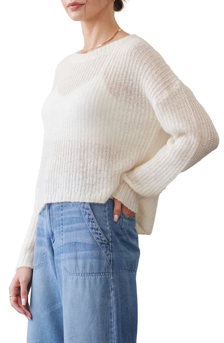 Bella Dahl Slouchy Sweater, Alternate, color, 