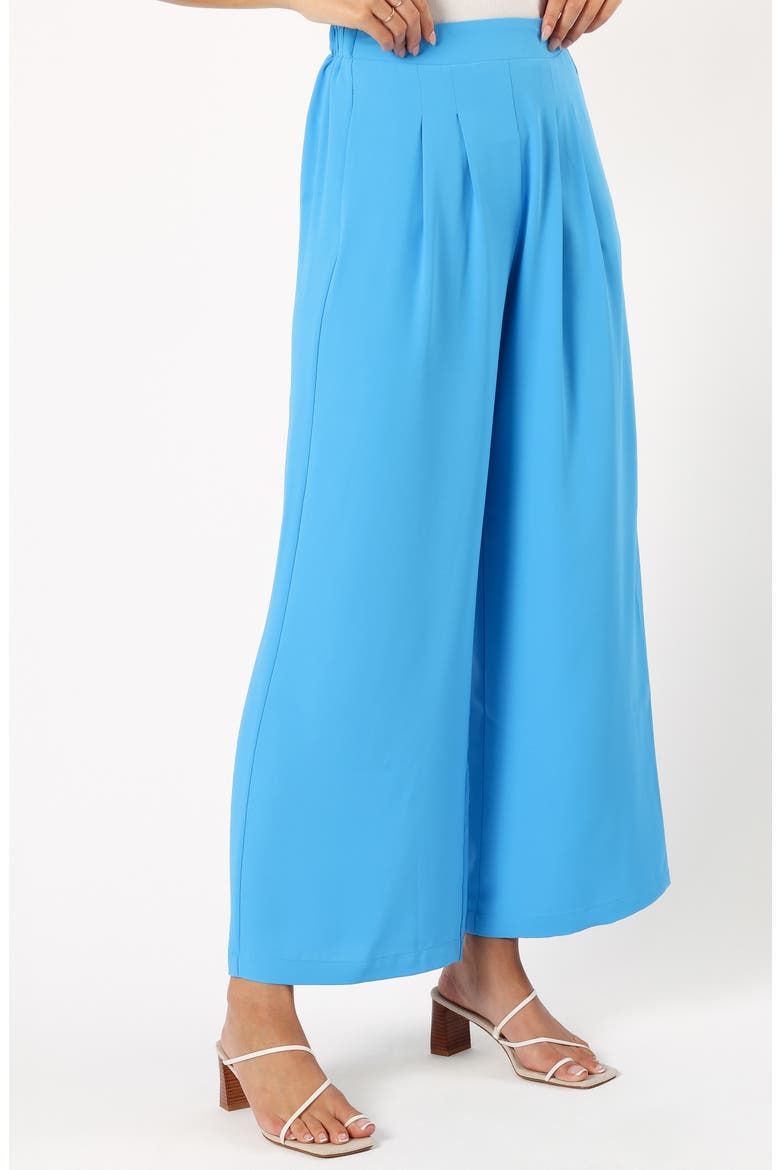 Enya High Waist Wide Leg Pants, Alternate, color, BLUE