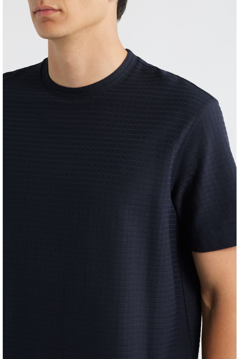 Tonal Box Cotton T-Shirt, Alternate, color, NAVY