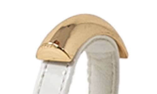 Chase & Chloe Chase And Chloe Jexley Slide Sandal In Ivory Pu