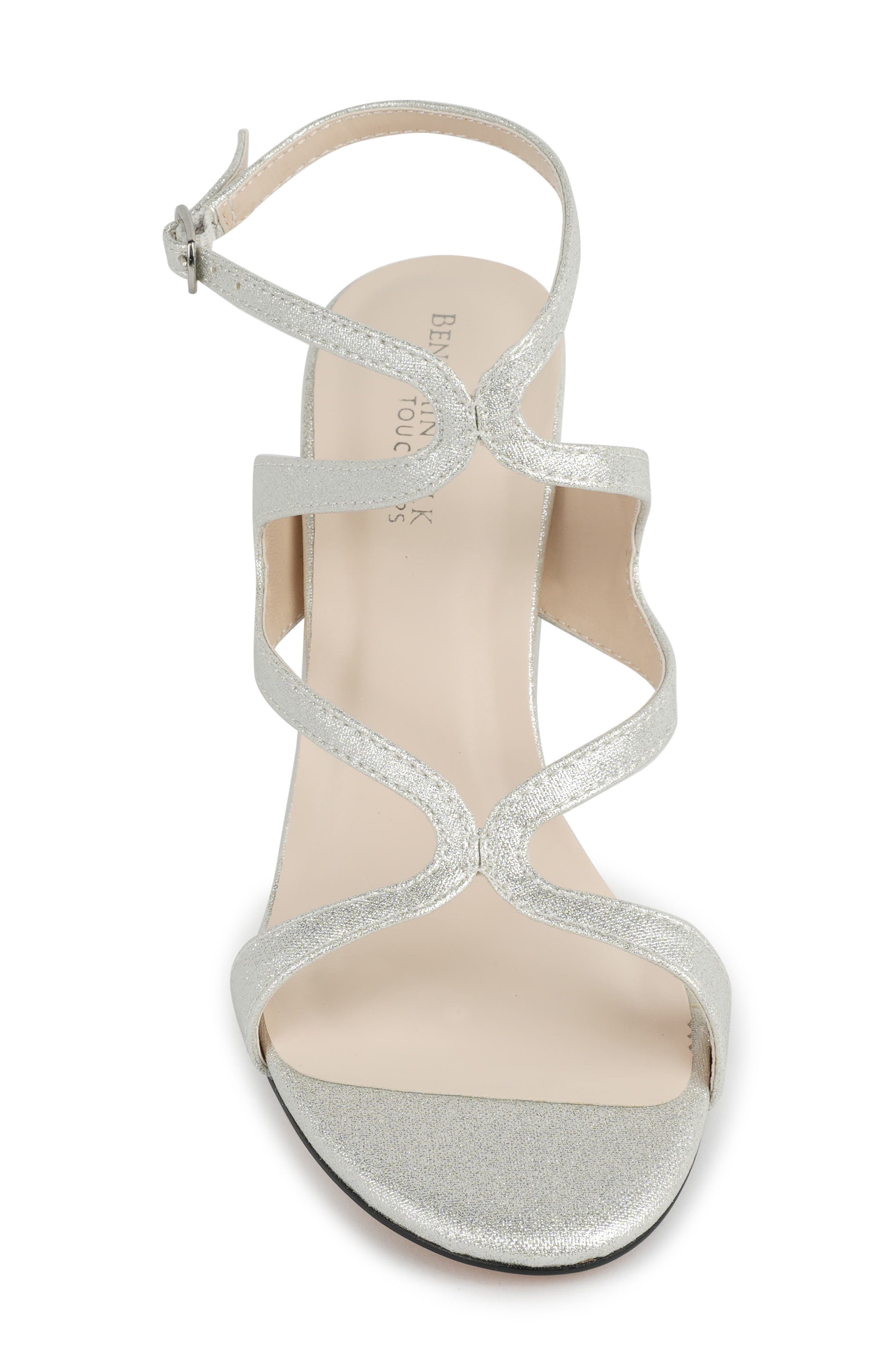 Touch Ups Shiloh Ankle Strap Sandal, Alternate, color, Silver
