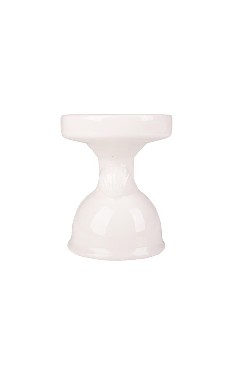 Set Of 4 Ceramic Cupcake Display Stands For Events & Decor, Main, color, White